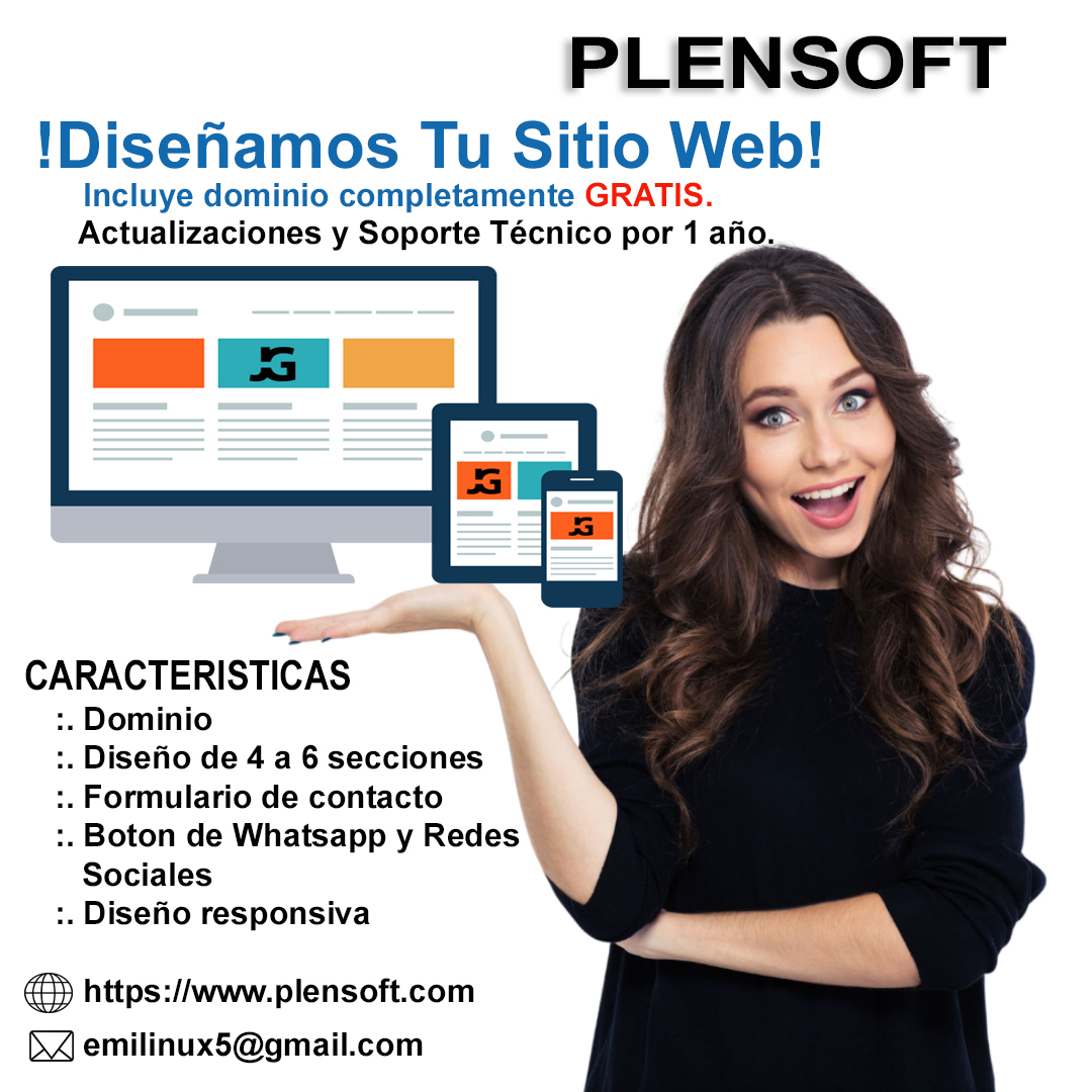 desarrollo de paginas web plensoft